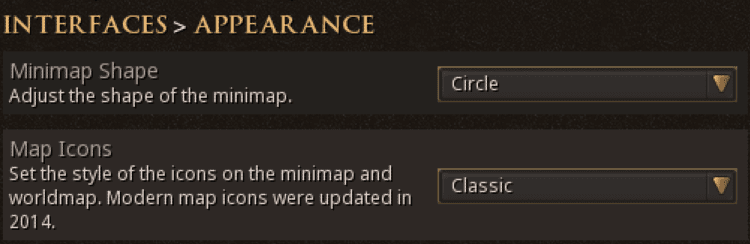 Clock Interface Settings