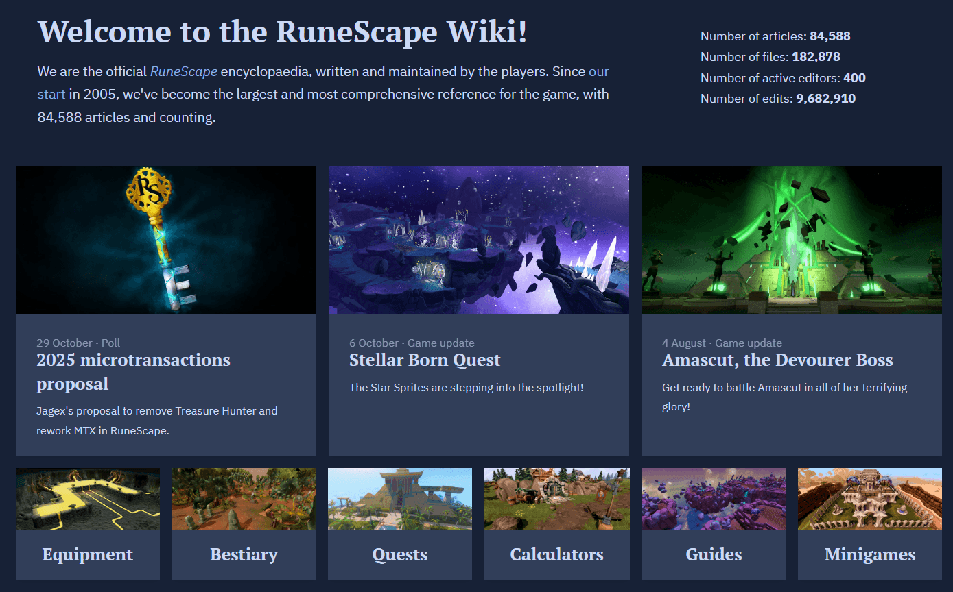 The Runescape Wiki