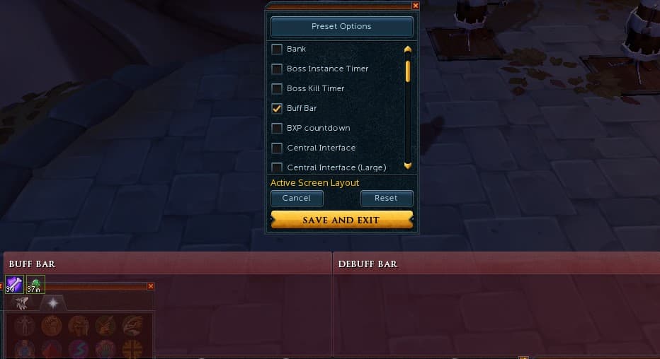 How To Edit The Buff
Bar